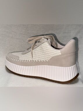 Sonoma Goods For Life Tonnya Natural Platform Sneaker Women's Size 8